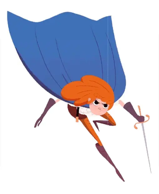 Передавать взаимодействие персонажа и ветра