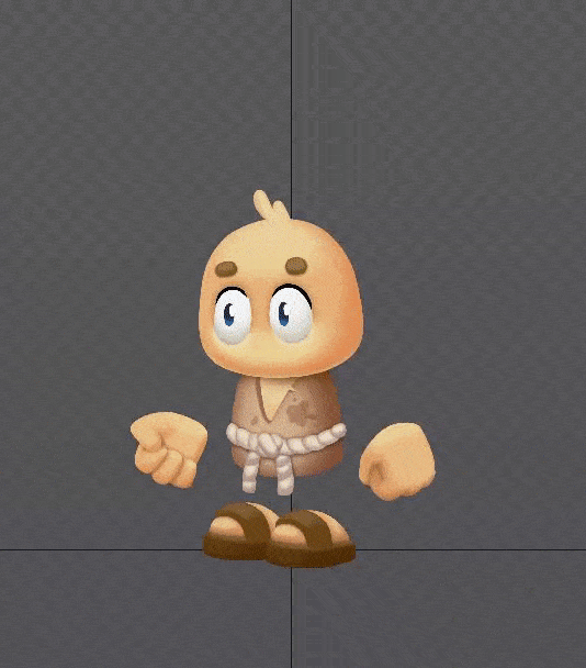 Создавать игровую анимацию состояния idle